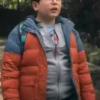 Dear Santa Robert Timothy Smith Orange Puffer Jacket
