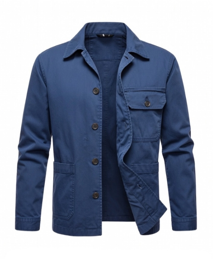 Death in Paradise Don Gilet Blue Jacket - Image 2