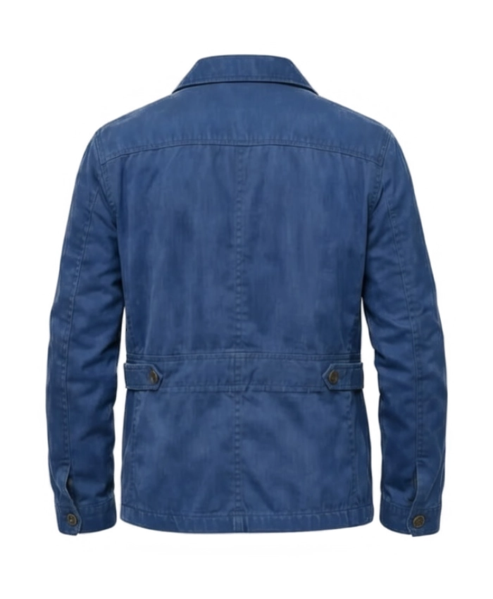 Death in Paradise Don Gilet Blue Jacket - Image 3
