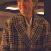 Delphine Cormier Orphan Black Echoes Wool Plaid Coat