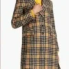 Delphine Cormier Orphan Black Echoes Wool Plaid Coat For Sale