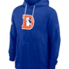 Denver Broncos Sideline Royal Hoodie