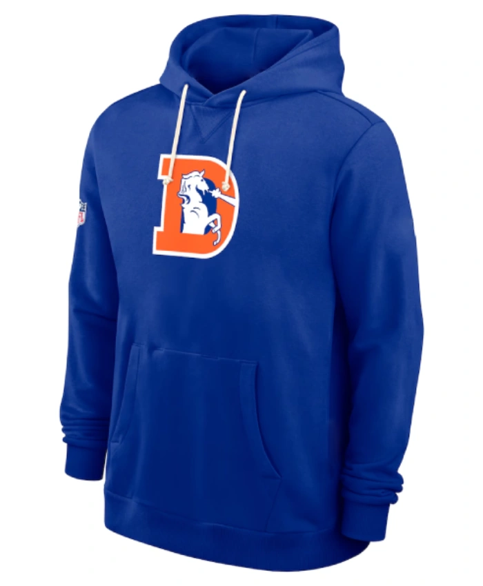 Denver Broncos Sideline Royal Hoodie