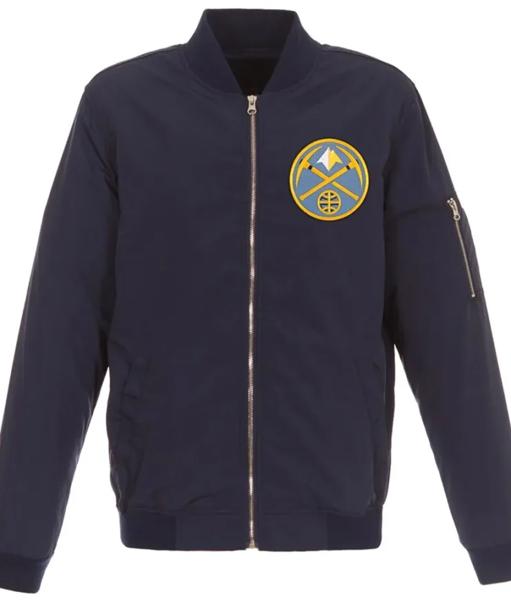 Denver Nuggets Bomber Lightweight Nylon Jacket