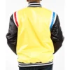 Denver Nuggets Color Block Satin Jacket Back