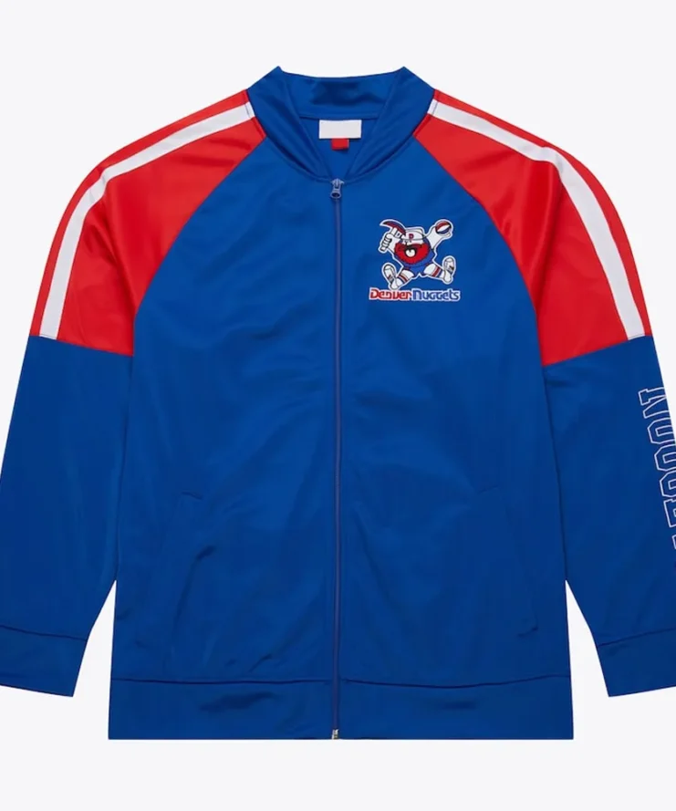 Denver Nuggets Color Blocked Full Zip Track Jacket