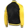 Denver Nuggets Reload 3.0 Hardwood Classics Varsity Satin Jacket Back