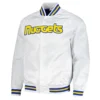 Denver Nuggets Throwback Wordmark White Jacket