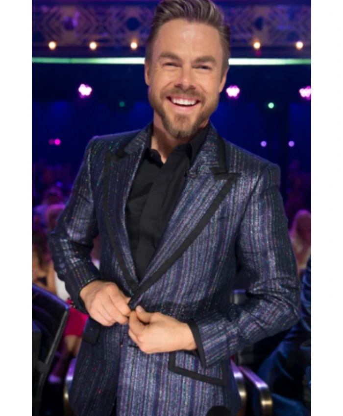 Derek Hough Dancing With the Stars S34 Striped Blazer