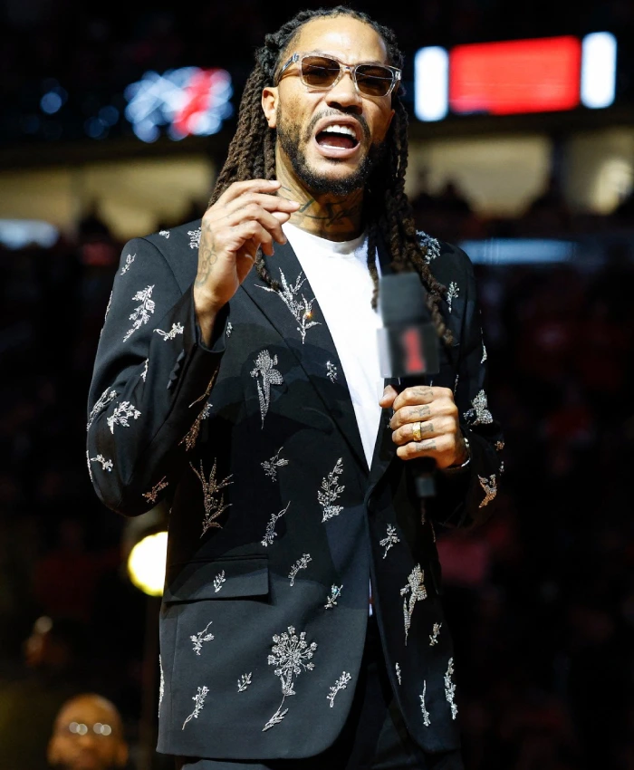 Derrick Rose Retirement Ceremony Blazer