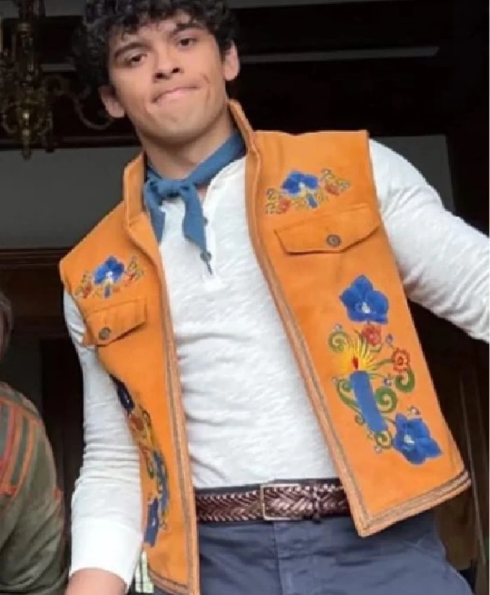 Descendants Wicked Wonderland Alexandro Byrd Floral Suede Vest
