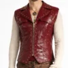 Descendants Wicked Wonderland Hazel Hook Burgundy Vest Mens