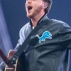 Detroit Lion Bazzi Black Leather Jacket