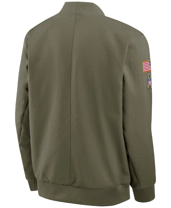Detroit Lions 2025 Salute To Service Bomber Jacket