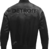 Detroit Lions Triple Black Satin Jacket