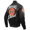 Detroit Pistons 2023 24 City Edition Varsity Jacket Back