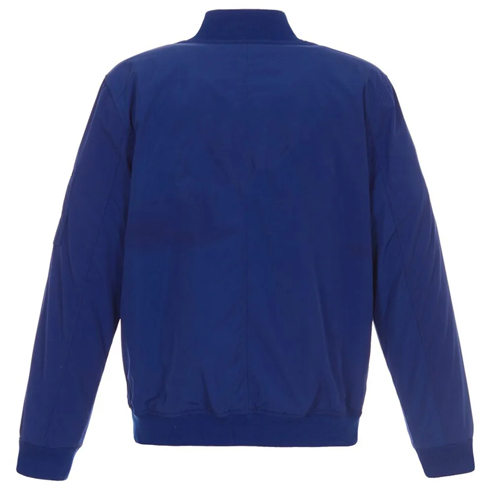 Detroit Pistons Bomber Lightweight Nylon Jacket Back