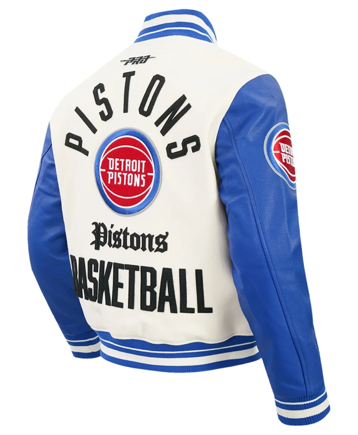 Detroit Pistons Pro Standard Modern Varsity Jacket