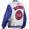 Detroit Pistons Retro Rib Classic Varsity Jacket