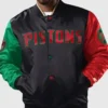 Detroit Pistons Ty Mopkins Black History Month Varsity Jacket