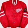 Detroit Red Wings 80s Campbell Red Varsity Jacket