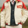 Detroit Red Wings Centennial Season White Wool Varsity Jacket