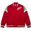 Detroit Red Wings Red Heavyweight Varsity Jacket