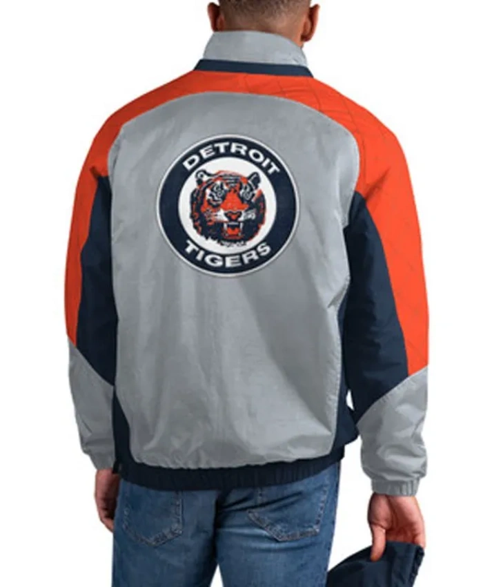 Detroit Tigers Cooperstown The Body Check Pullover Half Zip Hooded Jacket