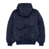 Detroit Tigers Historic L 2B Bomber Full Zip Satin Navy Jacket