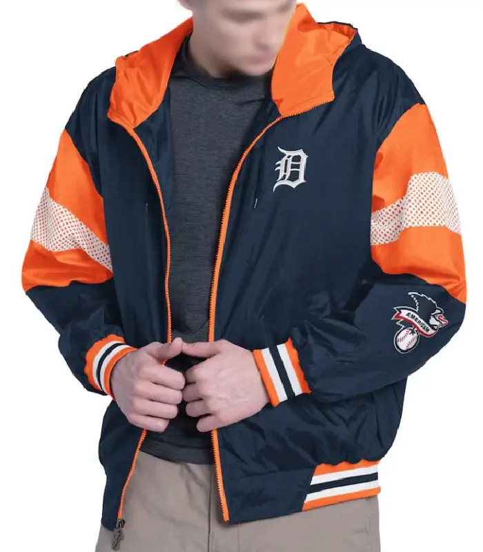 Detroit Tigers Legacy Lightweight Hooded Jackets