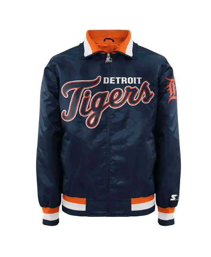 Detroit Tigers Script Navy Jacket