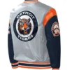 Detroit Tigers Starter Gray Satin Jacket