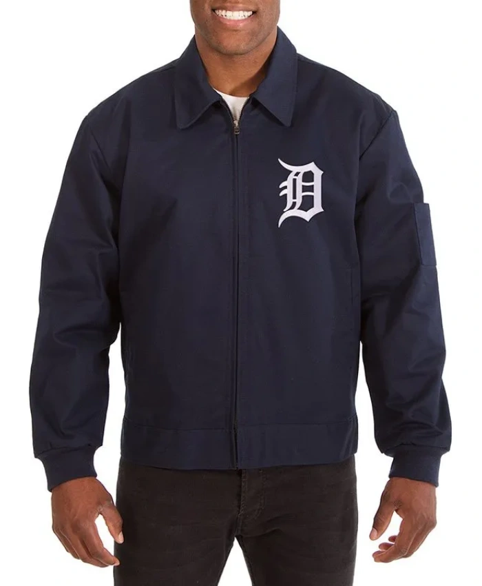 Detroit Tigers Workwear Navy Jacket