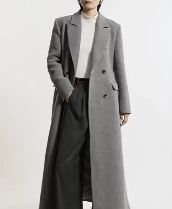 Diane Jenkins Abbott TV Series The Young And The Restless 2024 Susan Walters Grey Coat For Women