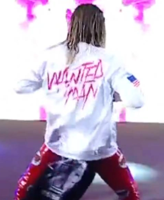 Alternative view of Dolph Ziggler 2025 Monday Night RAW White Jacket