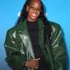 Dominique Malonga All Star Weekend 2026 Leather Blazer