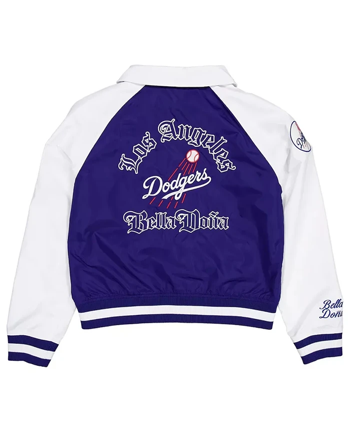 Dona x Los Angeles Dodgers Raglan Varsity Jacket - Image 3