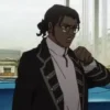 Doug Lazarus Anime 2025 Black Trench Coat