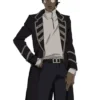 Doug Lazarus Anime Black Trench Coat
