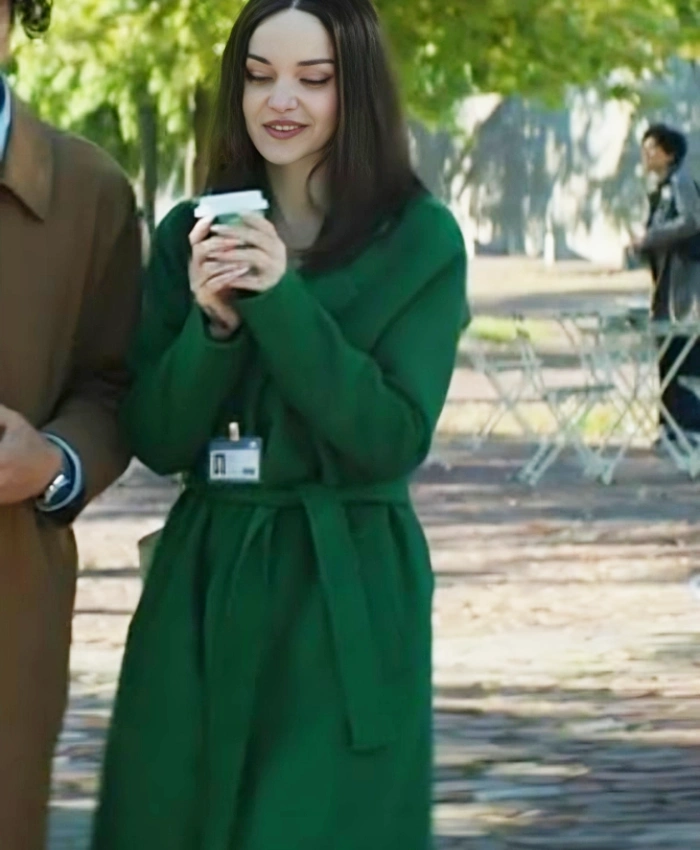 Dove Cameron 56 Days S01 Green Coat - Image 3