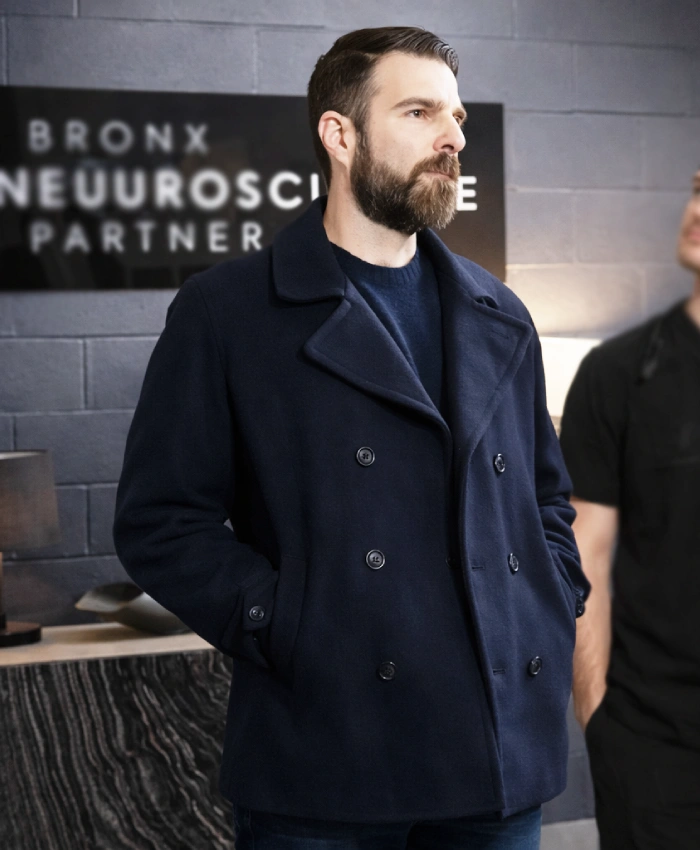 Brilliant Minds S02 Zachary Quinto Coat