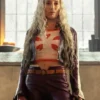Dr. Kureha TV Series One Piece S02 Katey Sagal Cropped Purple Leather Jacket
