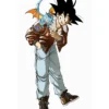 Dragon Ball Goku Brown Leather Jacket