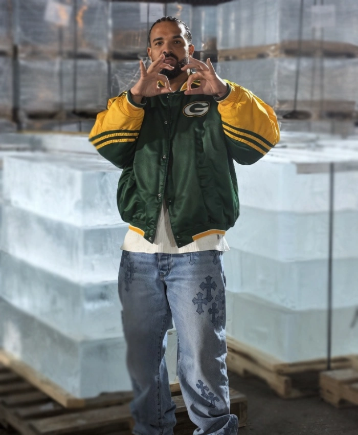 Drake Iceman Packers Jacket - Image 3