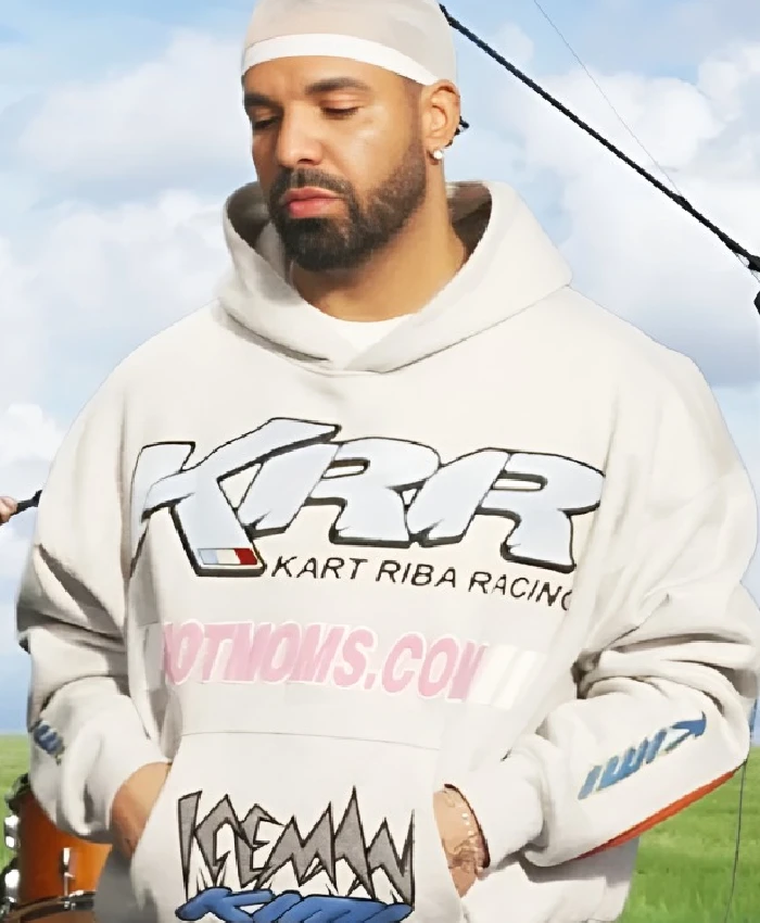 Drake KRR Kart Riba Racing Grey Hoodie