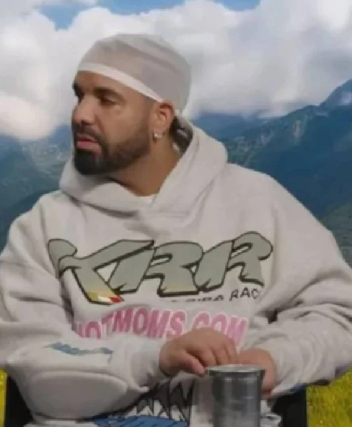 Drake KRR Kart Riba Racing Grey Hoodie - Image 3