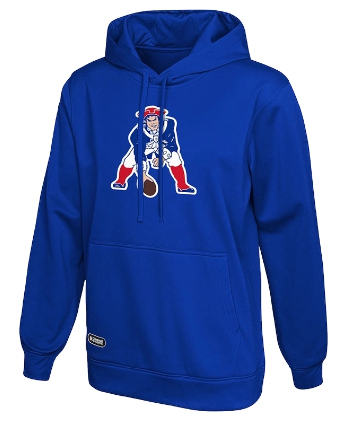 Drake Maye New England Patriots Combine Retro Pullover Hoodie