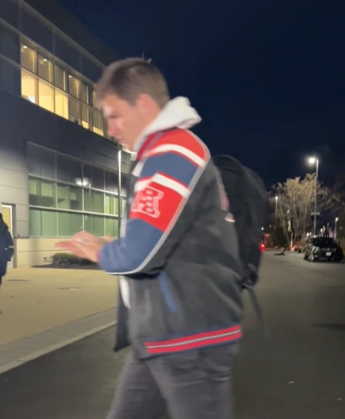 Drake Maye Patriots Bomber Jacket