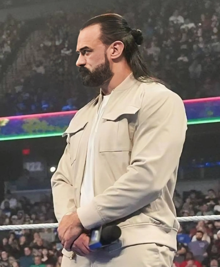 Alternative view of Drew McIntyre SmackDown Beige Jacket