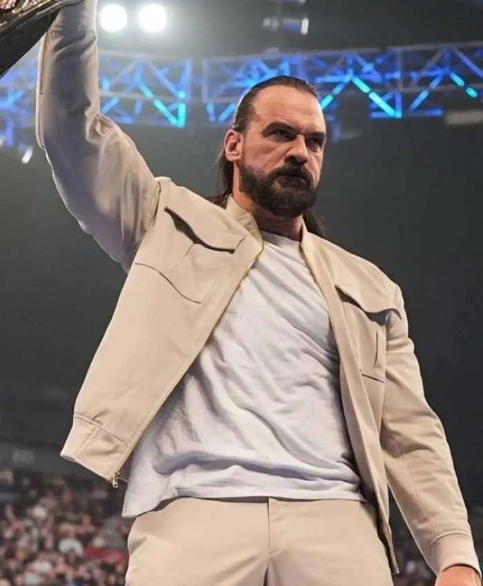 Drew McIntyre SmackDown Beige Jacket